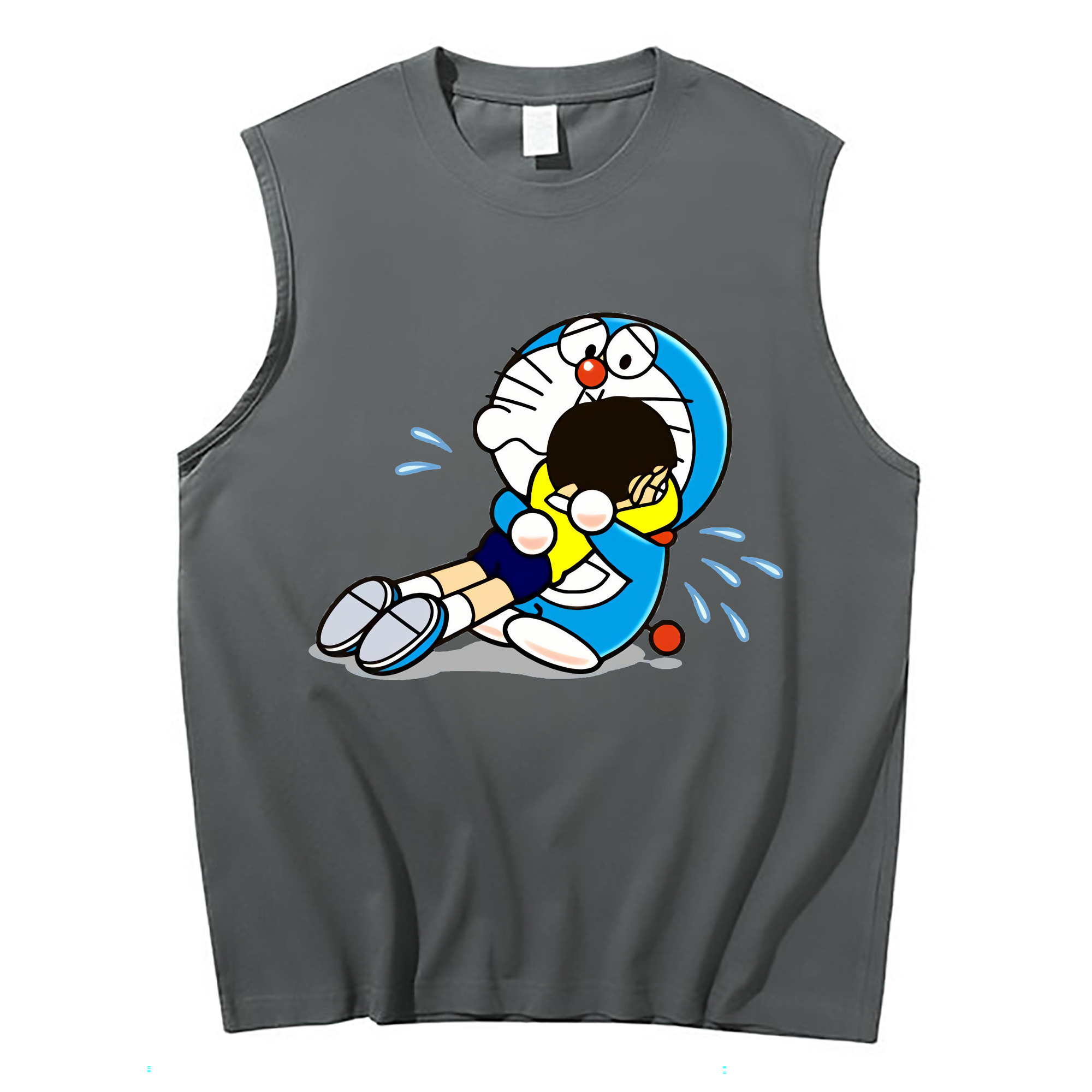 （画像用） ドラえもん Doraemon コットン100％タンクトップ（フロントプリント）